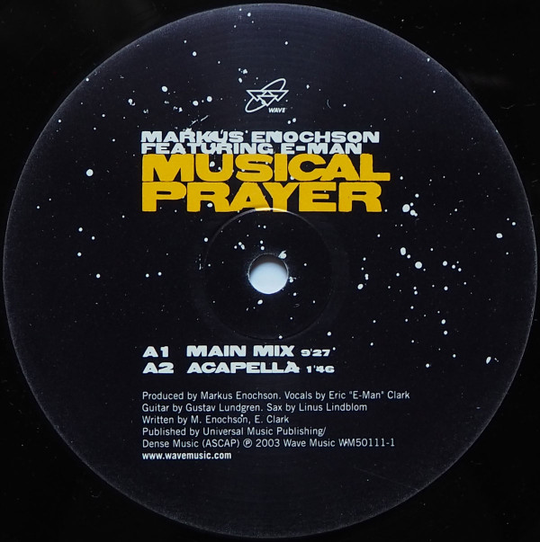 Markus Enochson Featuring E-Man - Musical Prayer | Wave Music (WM50111-1)