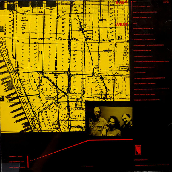 Daniel Humair / Jim McNeely / Mike Richmond - East Side-West Side | Owl Records (OWL 024) - 2