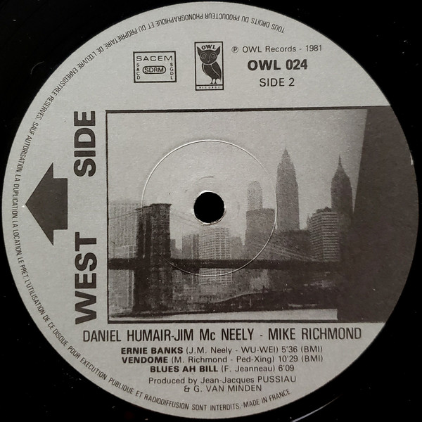 Daniel Humair / Jim McNeely / Mike Richmond - East Side-West Side | Owl Records (OWL 024) - 4
