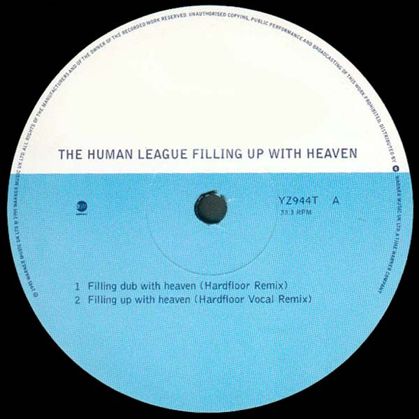 The Human League - Filling Up With Heaven | EastWest (YZ944T) - 3 The Human League - Filling Up With Heaven | EastWest (YZ944T) - 3