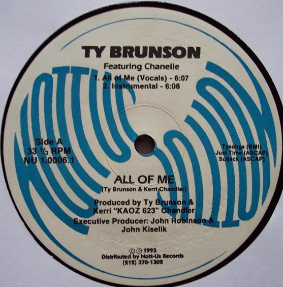 Tyrone Brunson Featuring Chanelle - All Of Me | Nott-Us Records (NU 1.0006.1) - 2 Tyrone Brunson Featuring Chanelle - All Of Me | Nott-Us Records (NU 1.0006.1) - 2