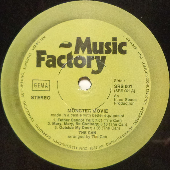 Can - Monster Movie | Music Factory (SRS 001) - 3