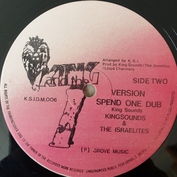 King Sounds And The Israelites - Black & White | King And The I (K.S.I.D.M 006) - 4