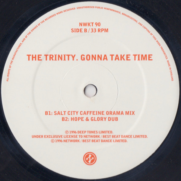 The Trinity - Gonna Take Time | Network Records (NWKT 90) - 4