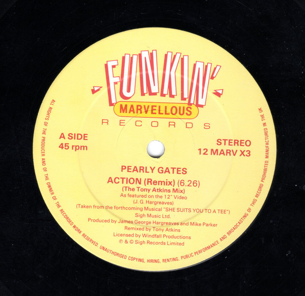 Pearly Gates - Action | Funkin' Marvellous Records (12 MARV X3) - 2
