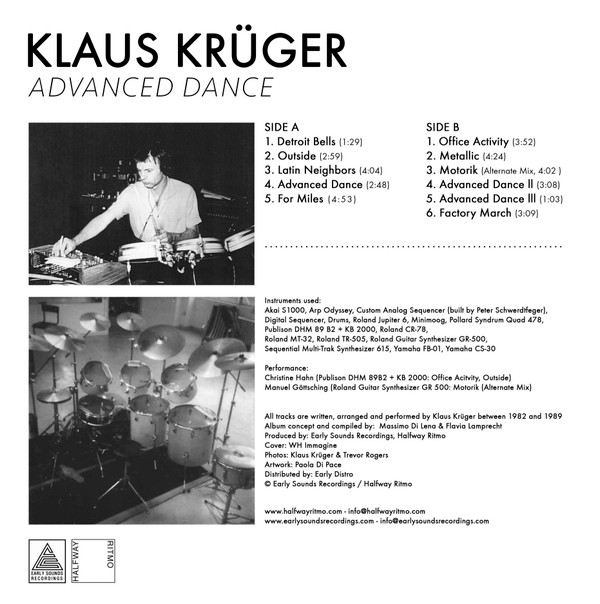 Klaus Krüger - Advanced Dance | Early Sounds Recordings (EAS017) - 2
