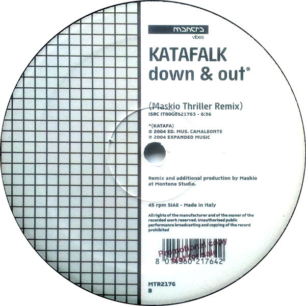 Peter Katafalk - Down & Out | Mantra Vibes (MTR 2176) - 3