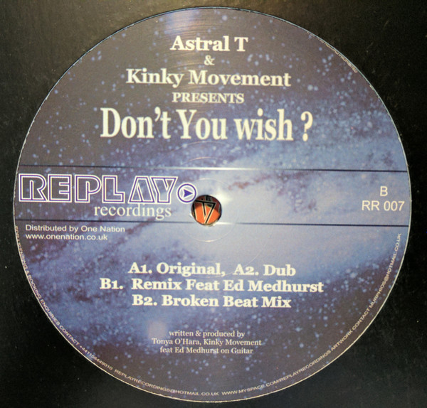 Astral T & Kinky Movement - Don't You Wish ? | Replay Recordings (RR 007) - main