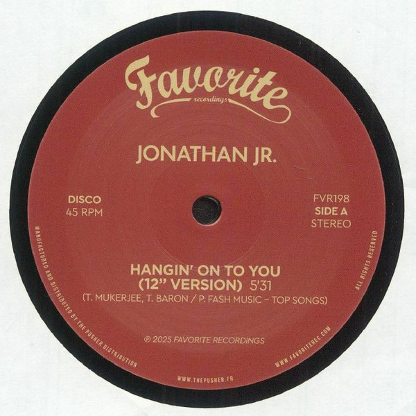 Jonathan Jr , Special Occasion - Hangin' On To You | Favorite Recordings (FVR 198) - main Jonathan Jr , Special Occasion - Hangin' On To You | Favorite Recordings (FVR 198) - main