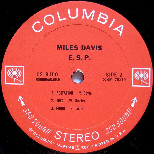 Miles Davis - E.S.P. | Columbia (CS 9150) - 4 Miles Davis - E.S.P. | Columbia (CS 9150) - 4