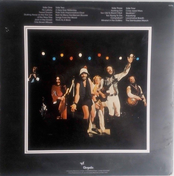 Jethro Tull - Live - Bursting Out | Chrysalis (CJT4) - 4