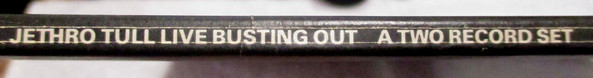 Jethro Tull - Live - Bursting Out | Chrysalis (CJT4) - 13