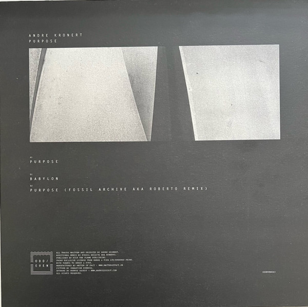 André Kronert - Purpose | Odd Even (ODDEVEN043) - 2