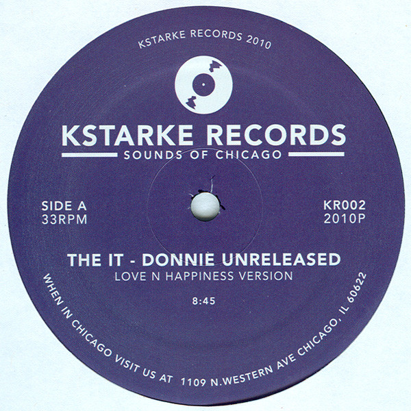 The It / Fingers Inc. - Donnie / A Path | Kstarke Records (KR002) The It / Fingers Inc. - Donnie / A Path | Kstarke Records (KR002)