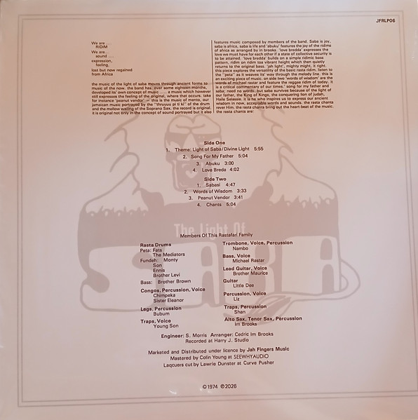Cedric "Im" Brooks , The Light Of Saba - The Light Of Saba | Total Sounds (none) - 2