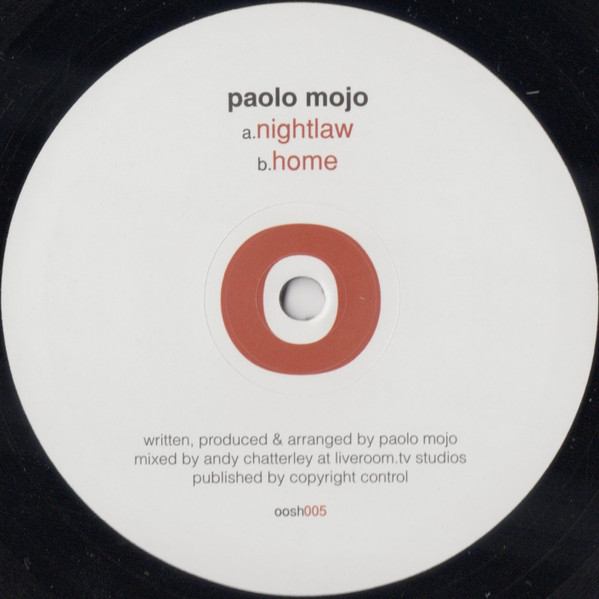 Paolo Mojo - Nightlaw / Home | Oosh (oosh005) - 3
