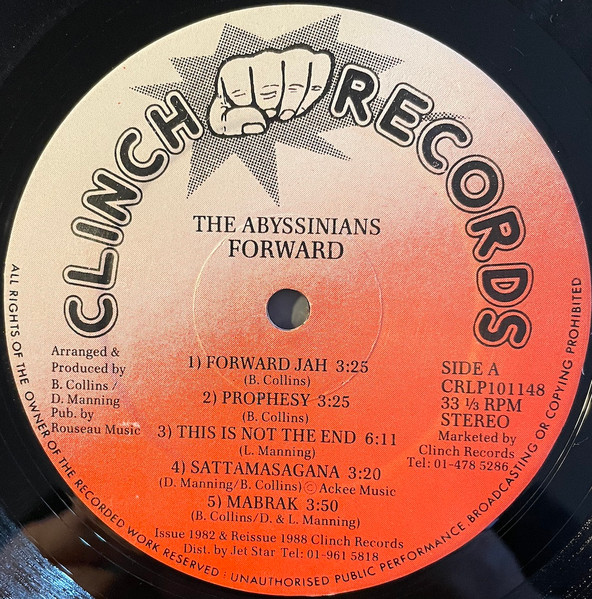 The Abyssinians - Forward | Clinch Records (CRLP101148) - 3 The Abyssinians - Forward | Clinch Records (CRLP101148) - 3
