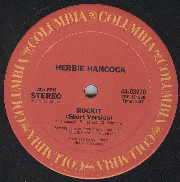 Herbie Hancock - Rockit (Extended Dance Version) | Columbia (44-03978) - 4
