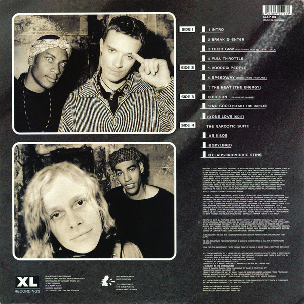 The Prodigy - Music For The Jilted Generation | XL Recordings (XLLP 114) - 2
