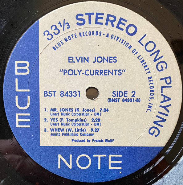 Elvin Jones - Poly-Currents | Blue Note (BST 84331) - 4