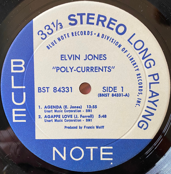 Elvin Jones - Poly-Currents | Blue Note (BST 84331) - 3