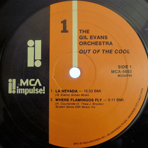 Gil Evans And His Orchestra - Out Of The Cool | MCA Impulse! (MCA-5653) - 3