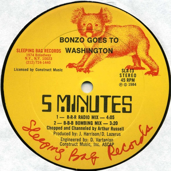Bonzo Goes To Washington - 5 Minutes | Sleeping Bag Records (SLX-13) - 3