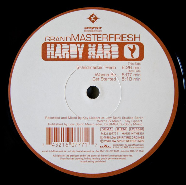 Hardy Hard - Grandmaster Fresh | Low Spirit Recordings (74321 60777 1) - 2