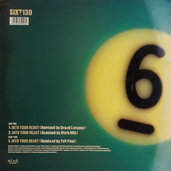 6 By Six - Into Your Heart | 6 x 6 Records (SIXT130) - 2 6 By Six - Into Your Heart | 6 x 6 Records (SIXT130) - 2