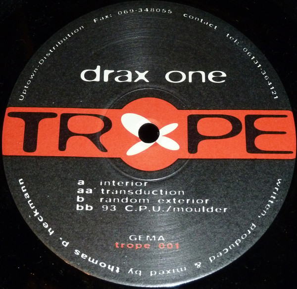 Drax - Drax One | Trope Recordings (trope 001)