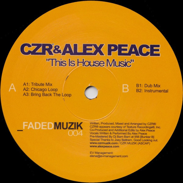 CZR & Alex Peace - This Is House Music | Faded Muzik (FM004)
