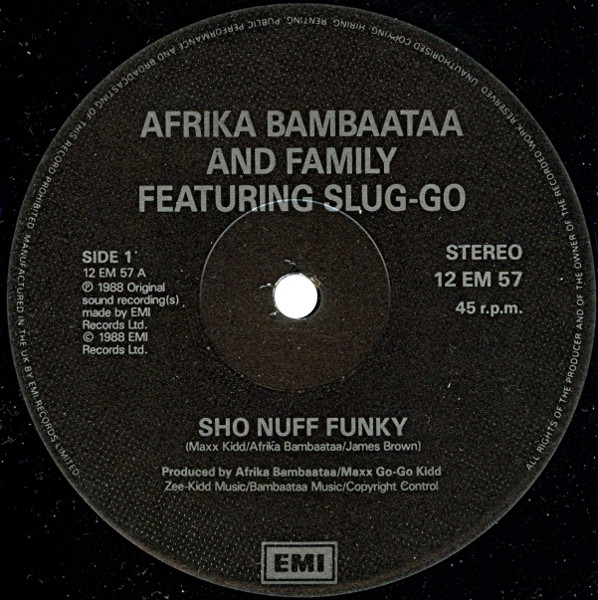 Afrika Bambaataa & Family - Sho Nuff Funky | EMI (12 EM 57) - 3