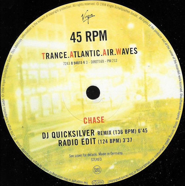 Trance Atlantic Air Waves - Chase | Virgin (7243 8 94815 6 3) - 4
