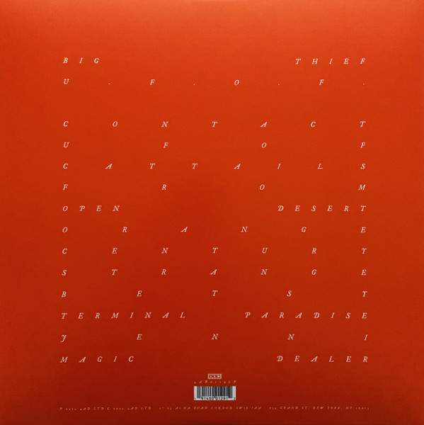 Big Thief - U.F.O.F. | 4AD (4AD0129LP) - 3