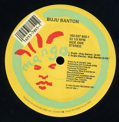 Buju Banton / Sasha - Bogle / Kill The Bitch | Mango (162-537 855-1)