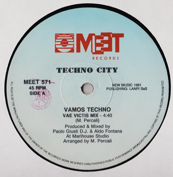 Techno City - Vamos Techno | Meet Records (MEET 571) - main