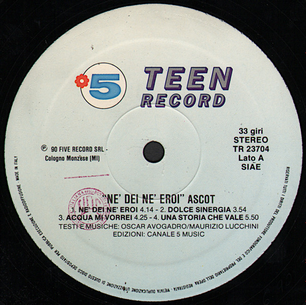 Ascot - Ne Dei Ne Eroi | Five (TR 23704) - 2