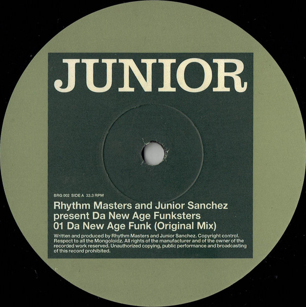Rhythm Masters And Junior Sanchez - Da New Age Funksters | Junior London (BRG 002) - main Rhythm Masters And Junior Sanchez - Da New Age Funksters | Junior London (BRG 002) - main