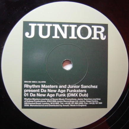 Rhythm Masters And Junior Sanchez - Da New Age Funksters | Junior London (BRG 002) - 2 Rhythm Masters And Junior Sanchez - Da New Age Funksters | Junior London (BRG 002) - 2