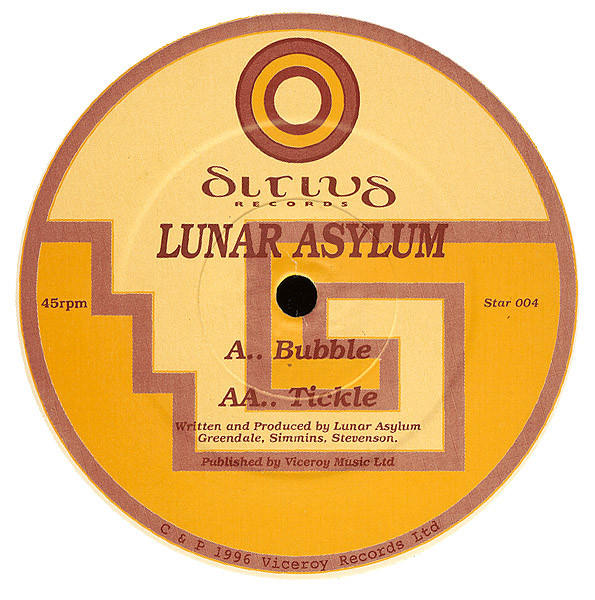 Lunar Asylum - Bubble / Tickle | Sirius Records (Star 004) Lunar Asylum - Bubble / Tickle | Sirius Records (Star 004)