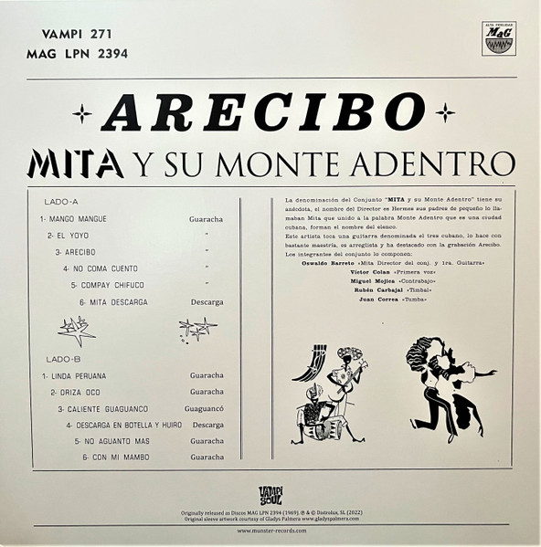 Mita y Su Monte Adentro - Arecibo | Discos Mag (LPN 2394) - 2