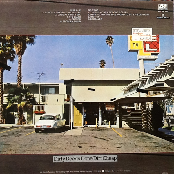 AC/DC - Dirty Deeds Done Dirt Cheap | Atlantic (ATL 50 323) - 2 AC/DC - Dirty Deeds Done Dirt Cheap | Atlantic (ATL 50 323) - 2