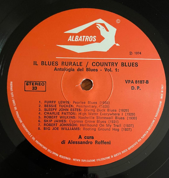 Various - Il Blues: Rurale - Jazzistico - Urbano | Albatros (ALB/8) - 4