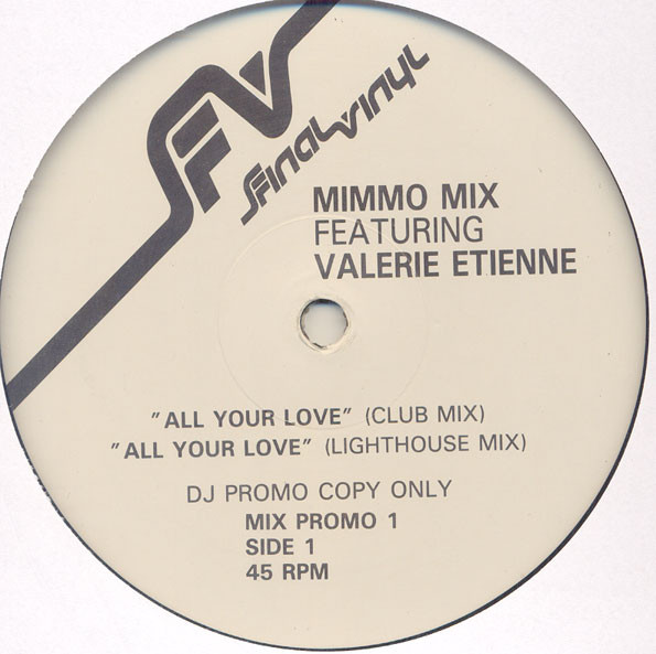 Mimmo Mix - All Your Love | Final Vinyl (MIX PROMO 1)