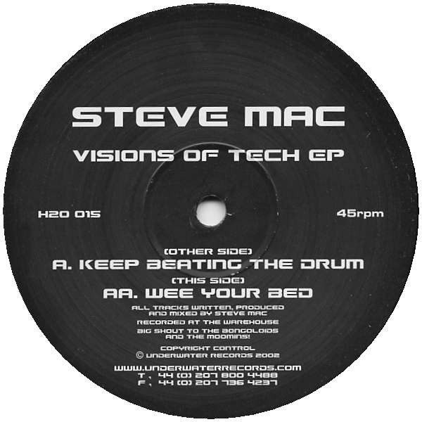 Steve Mac - Visions Of Tech EP | Underwater Records (H2O 015) - main