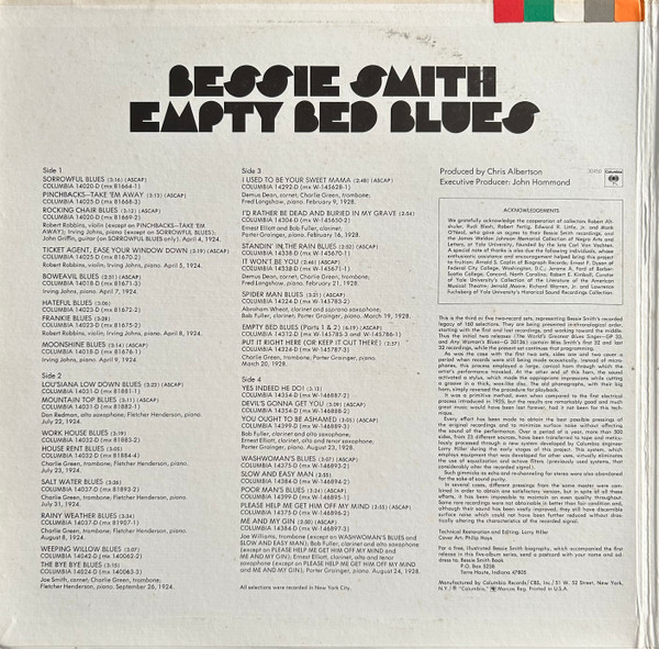 Bessie Smith - Empty Bed Blues | Columbia (CG 30450) - 2 Bessie Smith - Empty Bed Blues | Columbia (CG 30450) - 2