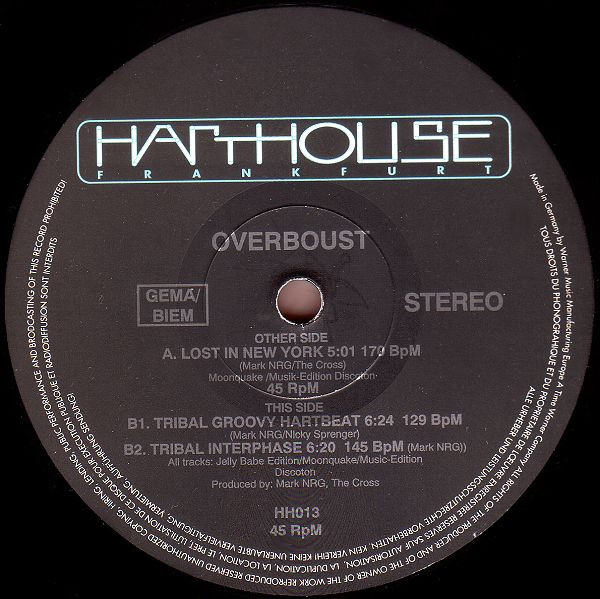 Overboust - Tribal Groovy Hartbeat | Harthouse (HH013)