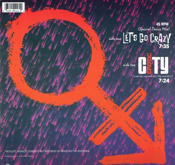 Prince And The Revolution - Let's Go Crazy | Warner Bros. Records (9 20246-0 A)