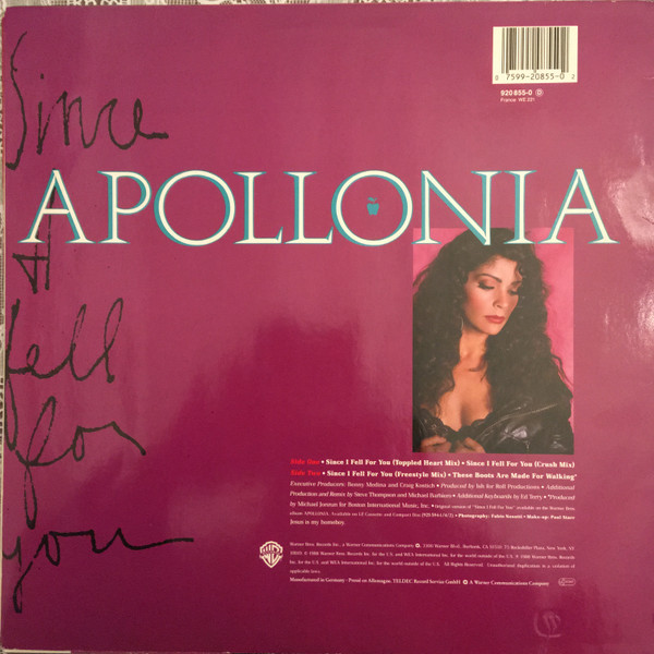 Apollonia - Since I Fell For You | Warner Bros. Records (920 855-0)