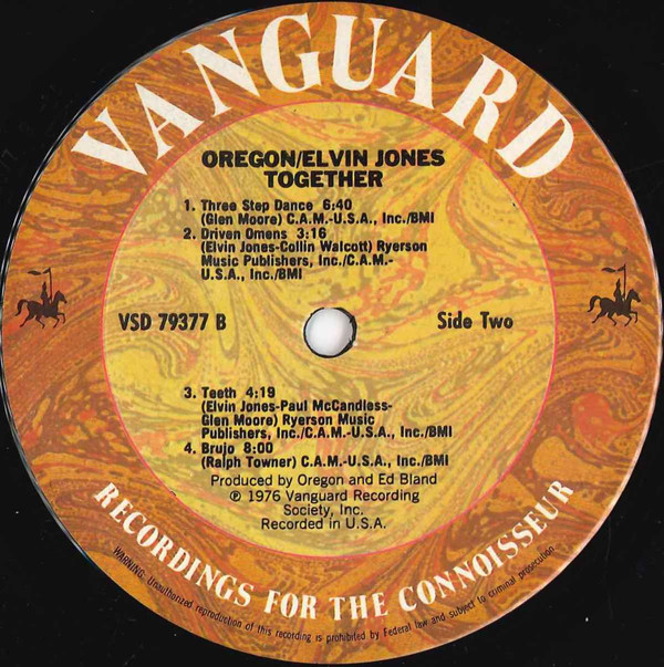 Oregon / Elvin Jones - Together | Vanguard (VSD 79377) - 2